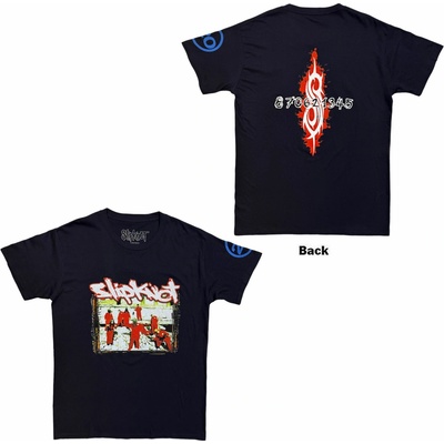 Slipknot tričko 20th Anniversary red Jump Suits modré