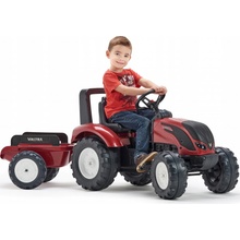 FALK Šlapací traktor Valtra S4 s vlečkou