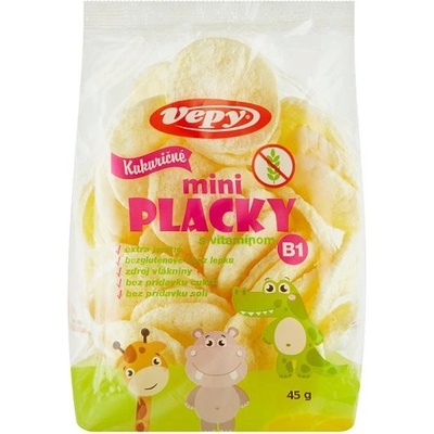 Vepy Kukuřičné mini placky s vitamínem B1 45 g