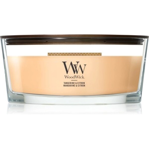 WoodWick Tangerine & Citron ароматна свещ с дървен фитил 453.6 гр