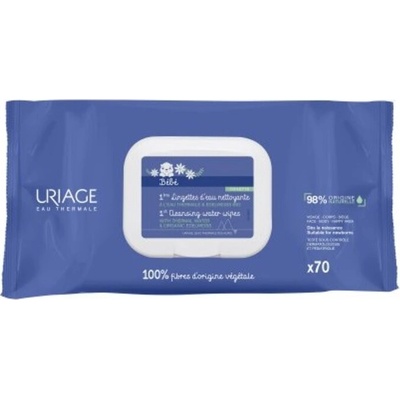 Uriage Bébé 1st Cleansing Water Wipes sada čistiace obrúsky 70 ks