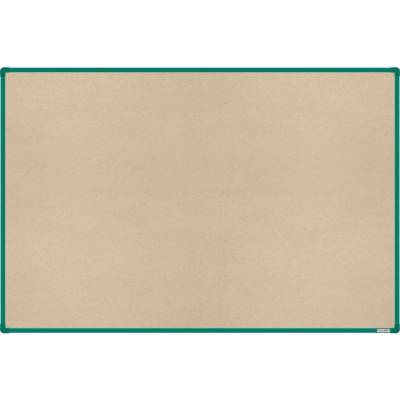 VMS Vision boardOK Textilní nástěnka se zeleným rámem Zelená 20 cm