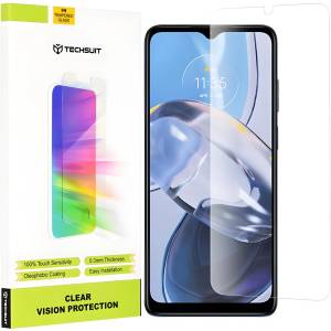 Techsuit защитно стъкло 9H за Motorola Moto E22/Moto E22i/Moto E13 - Прозрачен KP29208