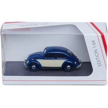 Schuco VW Beetle Dark Blue / Ivory 1:64