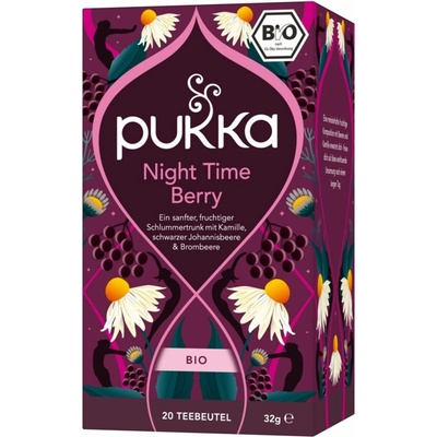 Pukka Bio ovocný čaj Night Time Berry 20 čajových vrecúšok