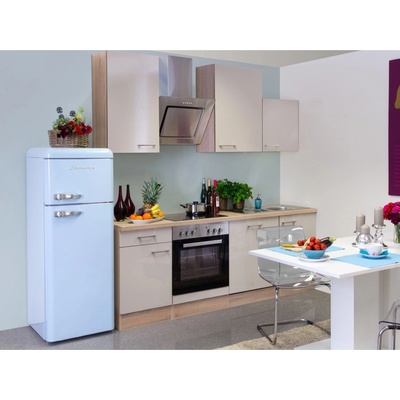 Flex Well Kuchyňa Orlando 220 cm/typ 1 rúra/varná doska/digestor/umývačka