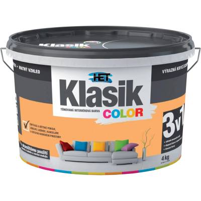 HET KLASIK COLOR interiérová farba 7+1 kg marhuľová (0777)
