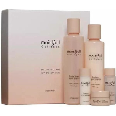 Etude House Collagen Care Set sada pečujících přípravků s kolagenem tonikum 200 ml + 25 ml + emulze 180 ml + 25 ml + krém 10 ml