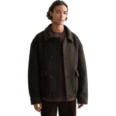 Scotch & Soda Палто Scotch & soda Short Wool coat - Brown (Brown)