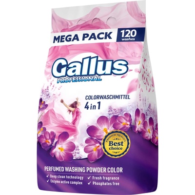 Gallus Color 4v1 prací prášek na barevné prádlo 120 PD 6,6 kg