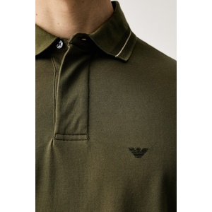 Giorgio Armani тениска с яка мъжка от памук (EM006625.AF12955)