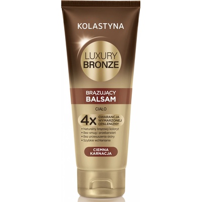 Kolastyna luxusný bronzový bronzujúci telový balzam pre tmavú pleť 200 ml
