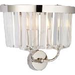 Endon Lighting 106448 - Стенно осветително тяло CHESTERFIELD 2xE14/6W/230V лъскав хром (EN0242)