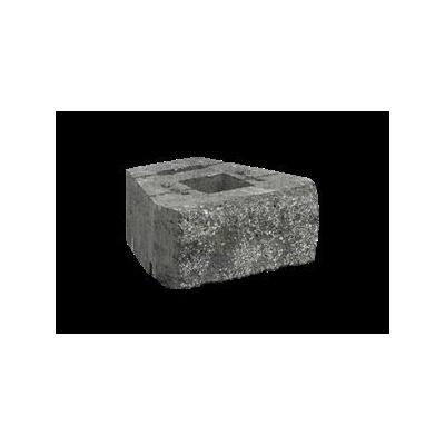 GEOSTONE miniFLAT RUSTIK štípaný Bílá natur-černá C8