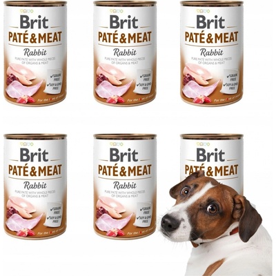 Brit Paté & Meat Rabbit 6 x 400 g