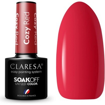 Claresa Gél lak COZY RED 5 g