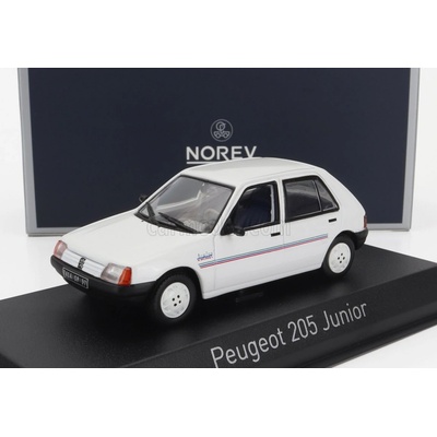Norev Peugeot 205 Junior 1988 Bílá 1:43