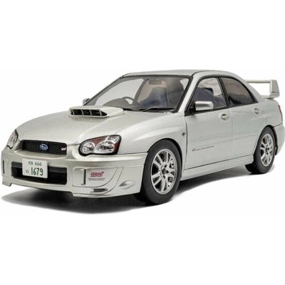 SUBARU IMPREZA WRX STI PREMIUM SILVER EFFECT 1:18