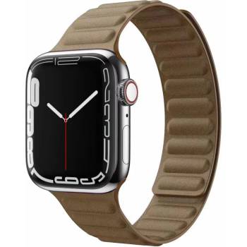 Xmart Каишка за Apple Watch Xmart, Магнитно захващане, 42/44/45/49 мм, Бежова (22817)