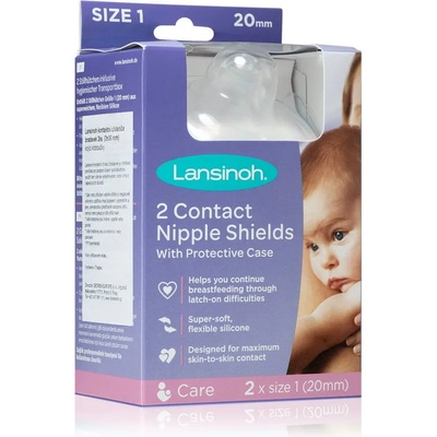 Lansinoh Breastfeeding протектори за зърна 20 mm 2 бр