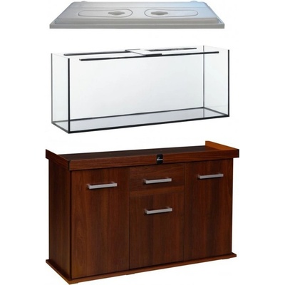 Diversa Solid 150 akváriový komplet rovný biely 450 l
