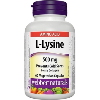 Image 1 of Webber Naturals L-Lysine 500 mg [60 капсули]