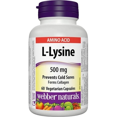 Webber Naturals L-Lysine 500 mg [60 капсули]