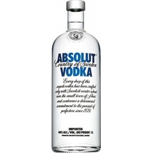 Absolut Vodka 40% 1 l (holá láhev)