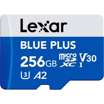 Image 1 of Lexar microSDXC Blue Plus 256GB LMSBLPL256G-BNANG