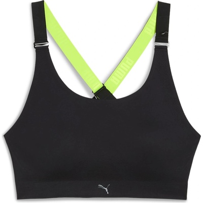 PUMA 3D Knit Sport Top Размер на сутиена: S / Цвят: черен