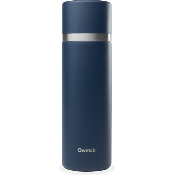 Qwetch Изотермична бутилка от неръждаема стомана, 750 ml - Matte Navy Blue