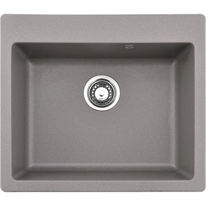 Inter Ceramic Chiuveta compozit Inter Ceramic finisaj granit gri 57x50 cm (8304 GREY) Мивка за вграждане
