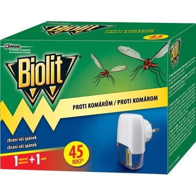 Odparovač Biolit elektrický proti komárom 45 nocí 27 ml