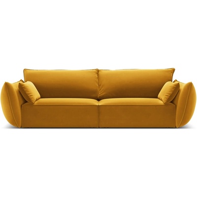 Mazzini Sofa Кадифен диван в цвят горчица 208 cm Vanda - Mazzini Sofas (MAZ_3S_51_F1_VANDA4)
