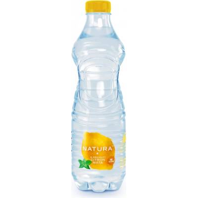 Natura Ochucená voda citron a máta 12 x 0,5 l