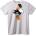 NOONEBRAND Тениска Anime Goku с череп - S, White