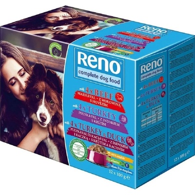 Reno Adult morčacie kačacie hovädzie morčacie 12 x 100 g