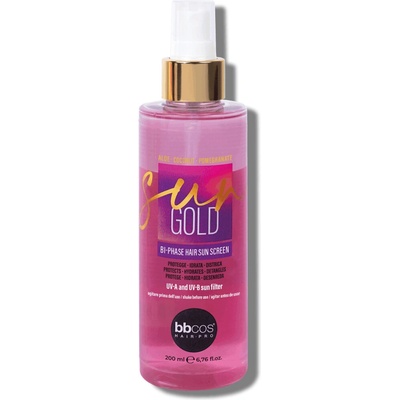 BBcos Sun Gold Bi-phase Hair Sun Screen 200 ml – Zboží Dáma