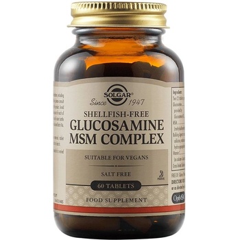 Solgar Glucosamine MSM Complex, 60 таблетки, Solgar
