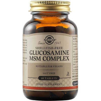 Solgar Glucosamine MSM Complex, 60 таблетки, Solgar