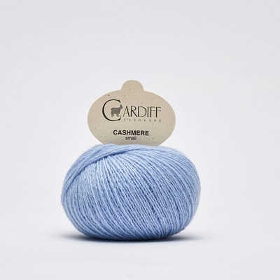 CASHMERE SMALL Cardiff Cashmere Farby CASHMERE: 644 baby modrá