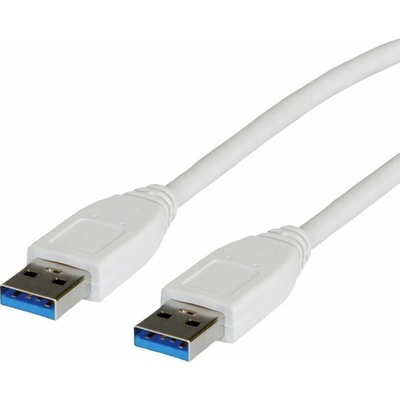 Value 11.99.8975 USB 3.2 Gen1 USB-A zástrčka USB-A zástrčka 1,8m bílý