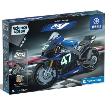 CLEMENTONI Science&Play Mechanické laboratórium Motorka Yamaha