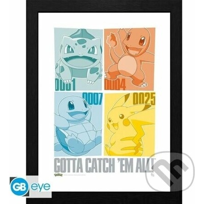 GB Eye Limited Pokémon Zarámovaný plakát - Pikachu 30 x 40 cm