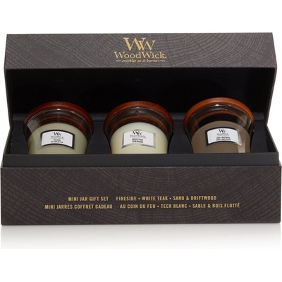 WoodWick Mini Woody 3 x 85 g