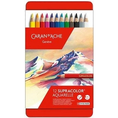 Caran d'Ache Supracolor Aquarelle 12 farieb 3888.312