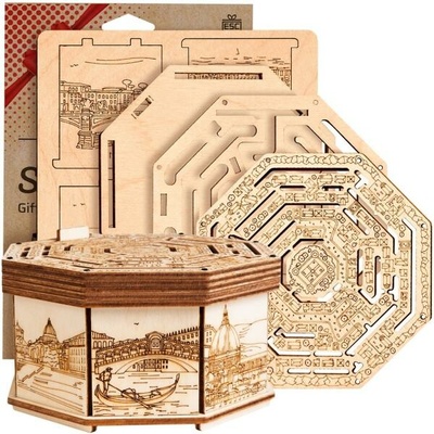 EscapeWelt Stavebnice puzzle boxu - SECRET MAZE BOX