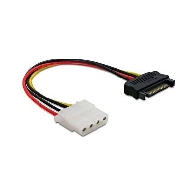 Delock napájací kábel SATA (M) MOLEX(F) 12cm 60115