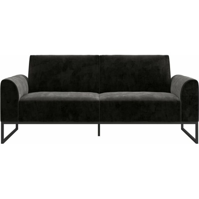 Čierna rozkladacia pohovka 217 cm Adley - CosmoLiving by Cosmopolitan