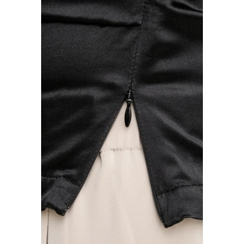 Aeron Блуза с коприна aeron camille дамска в черно с изчистен дизайн to555452 (to555452)